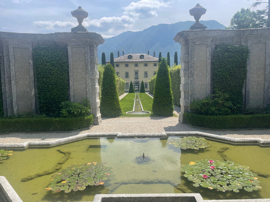 Live Illustration at Villa Balbiano, Lake Como