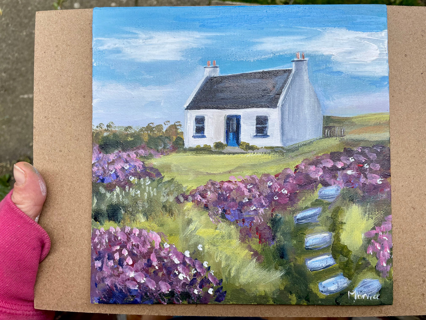 Original painting - highland cottage #1