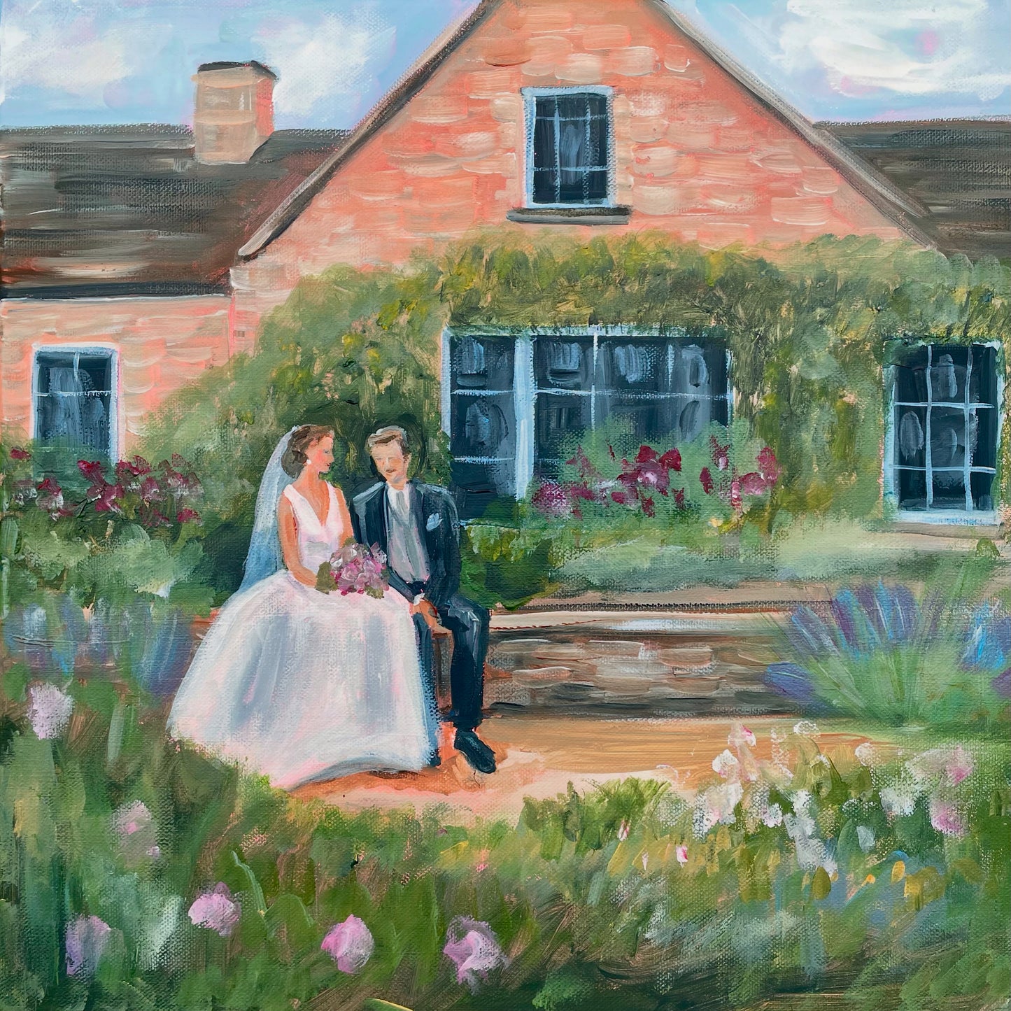 Wedding painting commission