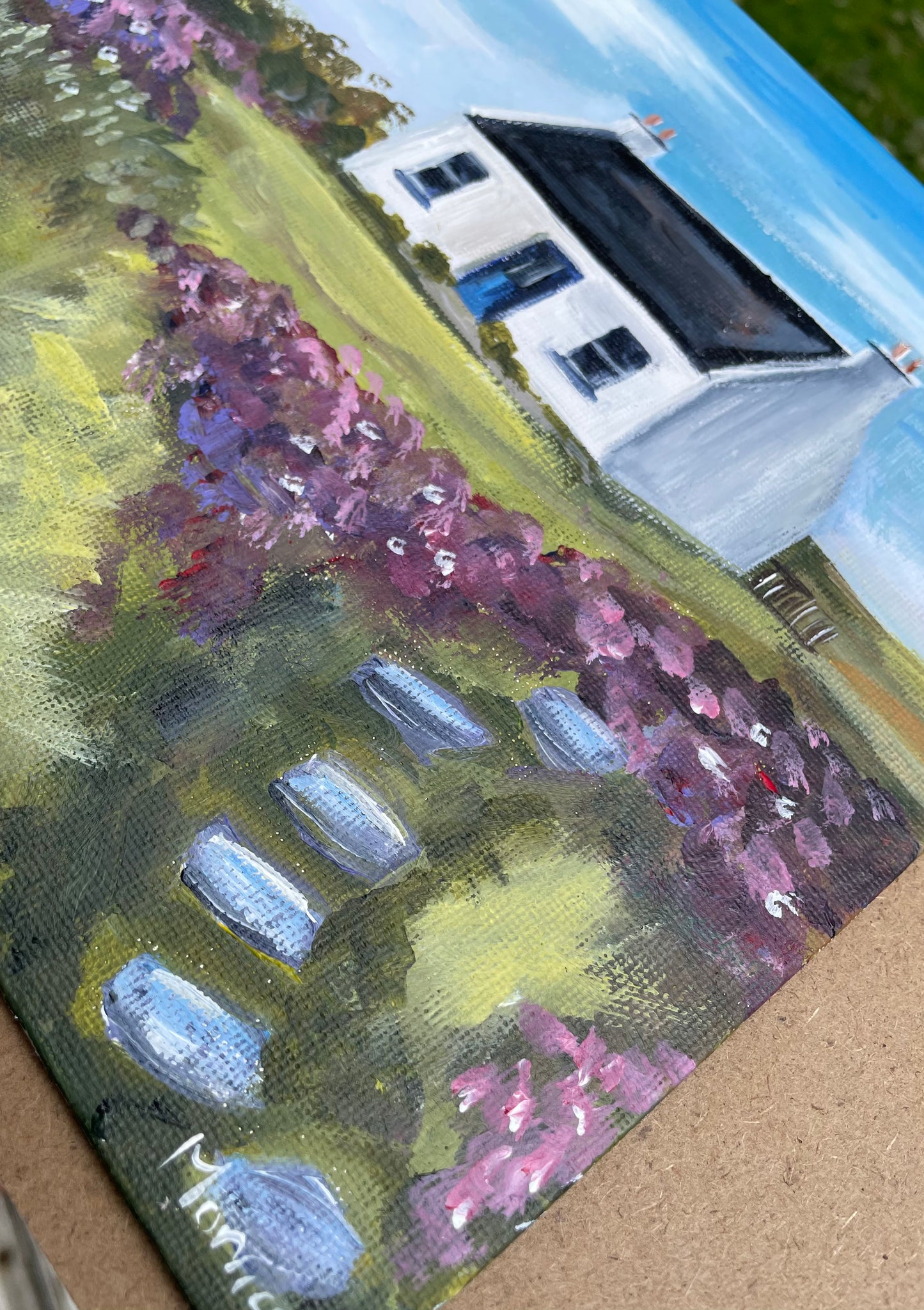 Original painting - highland cottage #1
