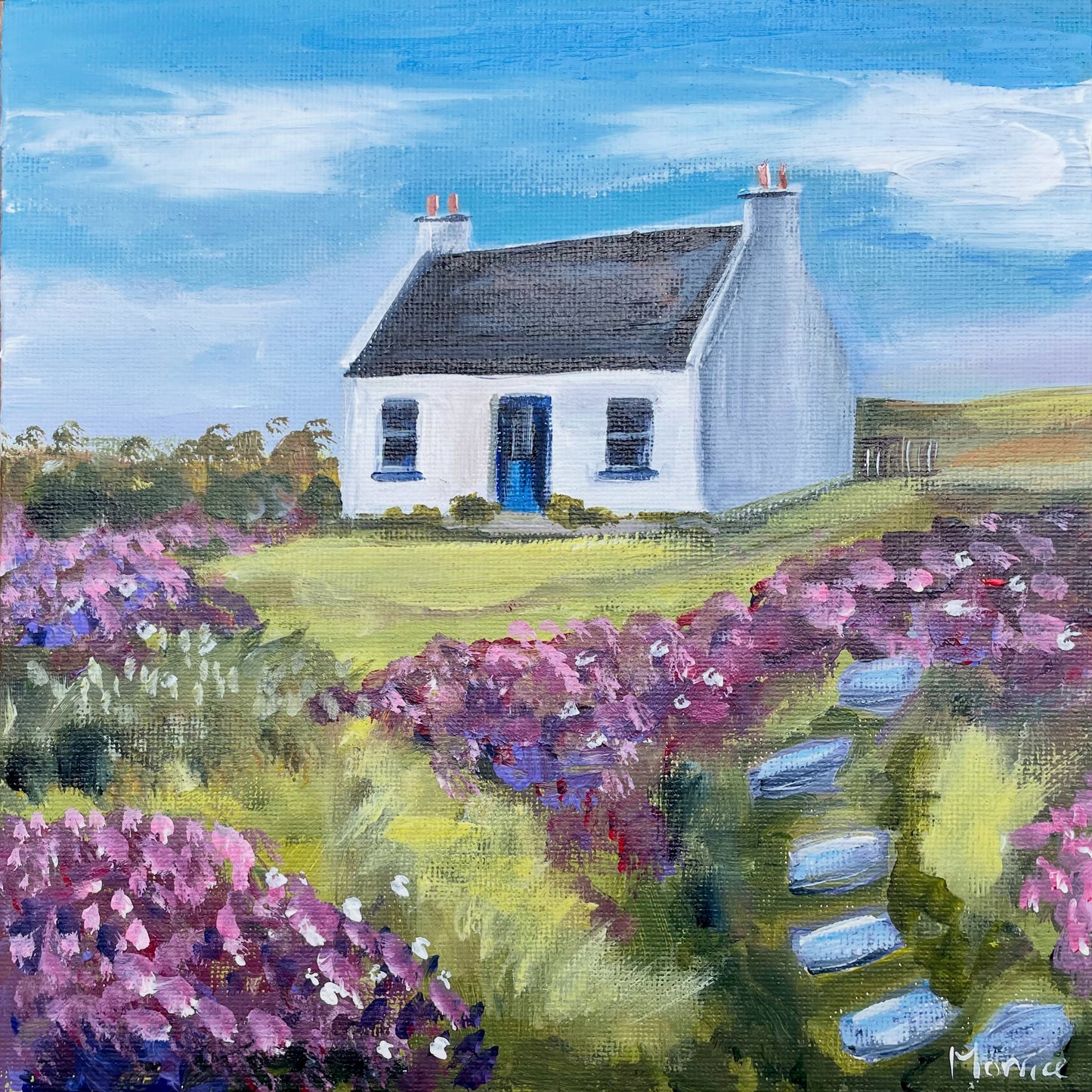 Original painting - highland cottage #1