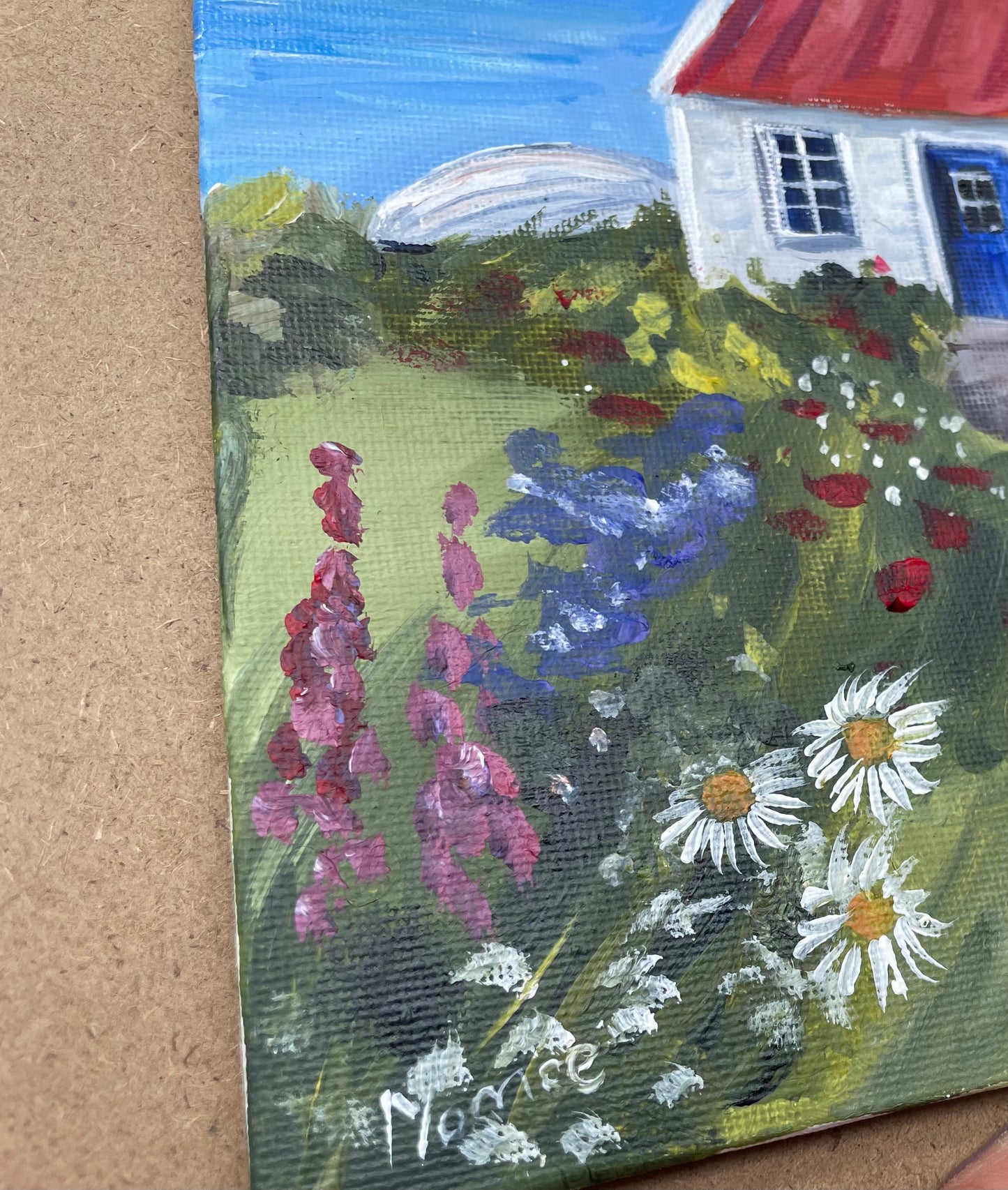 Original painting - highland cottage #3