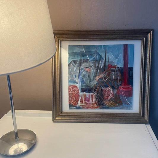 Fisherman original painting