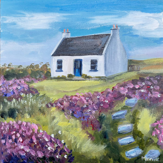 Original painting - highland cottage #1