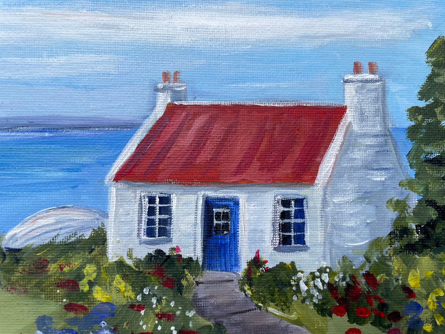 Original painting - highland cottage #3