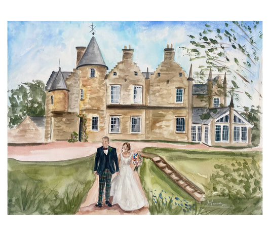 Wedding painting commission
