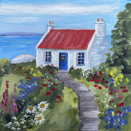 Original painting - highland cottage #3
